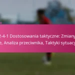 3-2-4-1 Dostosowania taktyczne: Zmiany w grze, Analiza przeciwnika, Taktyki sytuacyjne