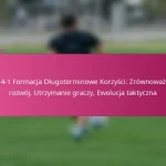 3-2-4-1 Formacja Długoterminowe Korzyści: Zrównoważony rozwój, Utrzymanie graczy, Ewolucja taktyczna