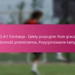 3-2-4-1 Formacja – Zalety pozycyjne: Role graczy, Świadomość przestrzenna, Pozycjonowanie taktyczne