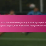 3-2-4-1 Kluczowe Wkłady Graczy w Formacji: Wpływ na Wydajność Zespołu, Role Przywódcze, Podejmowanie Decyzji