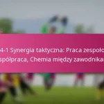 3-2-4-1 Synergia taktyczna: Praca zespołowa, Współpraca, Chemia między zawodnikami