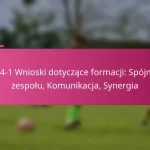 3-2-4-1 Wnioski dotyczące formacji: Spójność zespołu, Komunikacja, Synergia