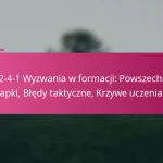 3-2-4-1 Wyzwania w formacji: Powszechne pułapki, Błędy taktyczne, Krzywe uczenia się